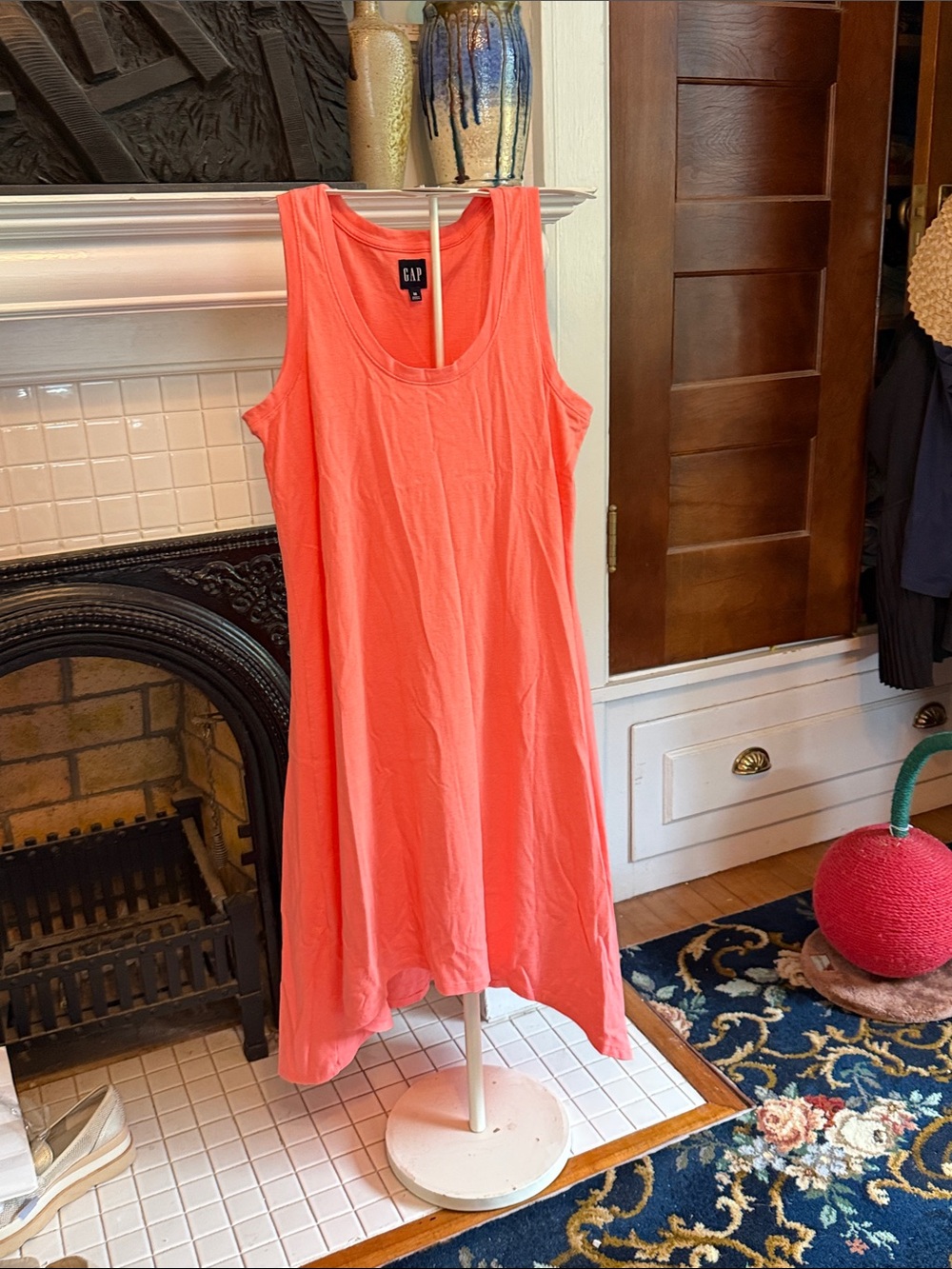 GAP Linen blend tank dress - worn a few times